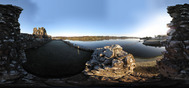 SX12464-12496 High water at Ogmore Castle.jpg